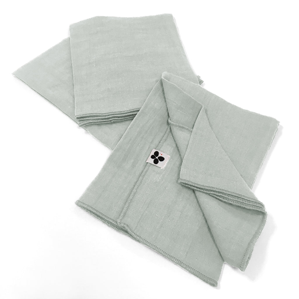 Gaïa - Lot De 3 Serviettes - Eucalyptus
