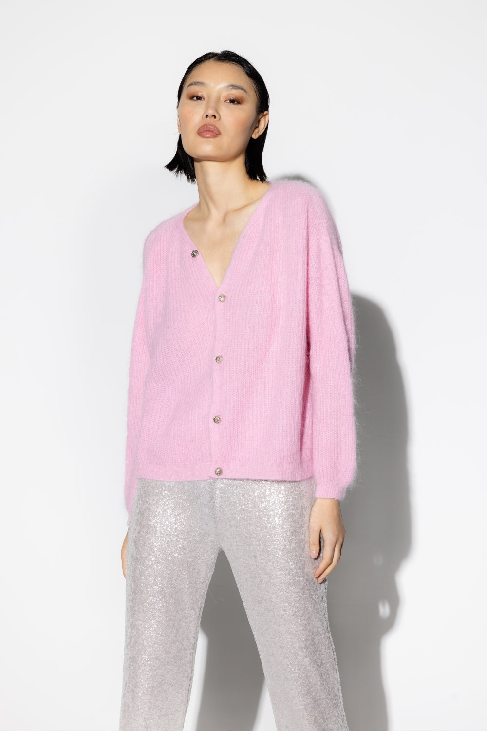 Le Cardigan Angelo Rose