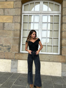 Top Carla negro