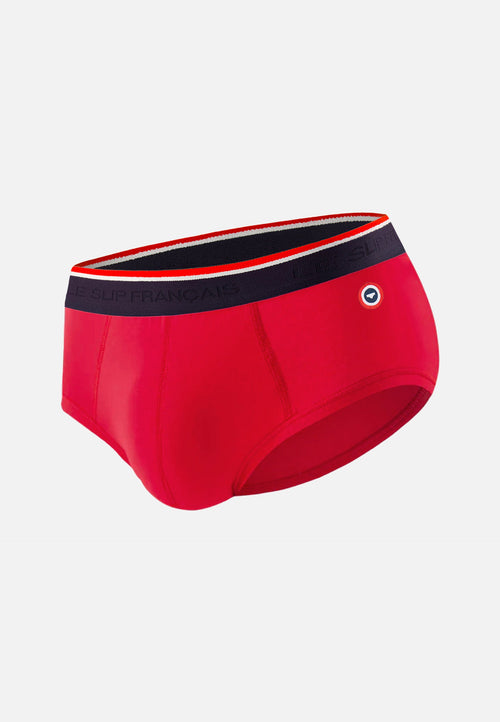 Slip Rouge En Coton - Terrible Rouge