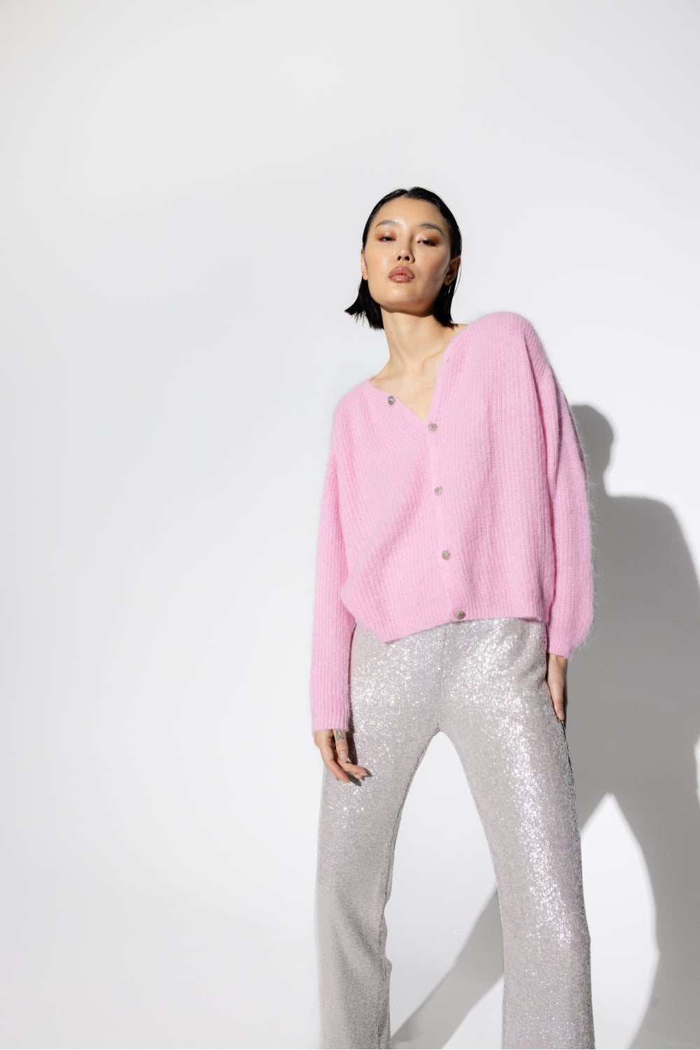 Le Cardigan Angelo Rose