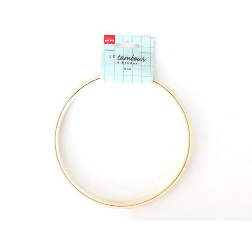 Acheter Tambour à broder bois clair - 15 cm - 4,99 € en ligne sur La Petite Epicerie - Loisirs créatifs