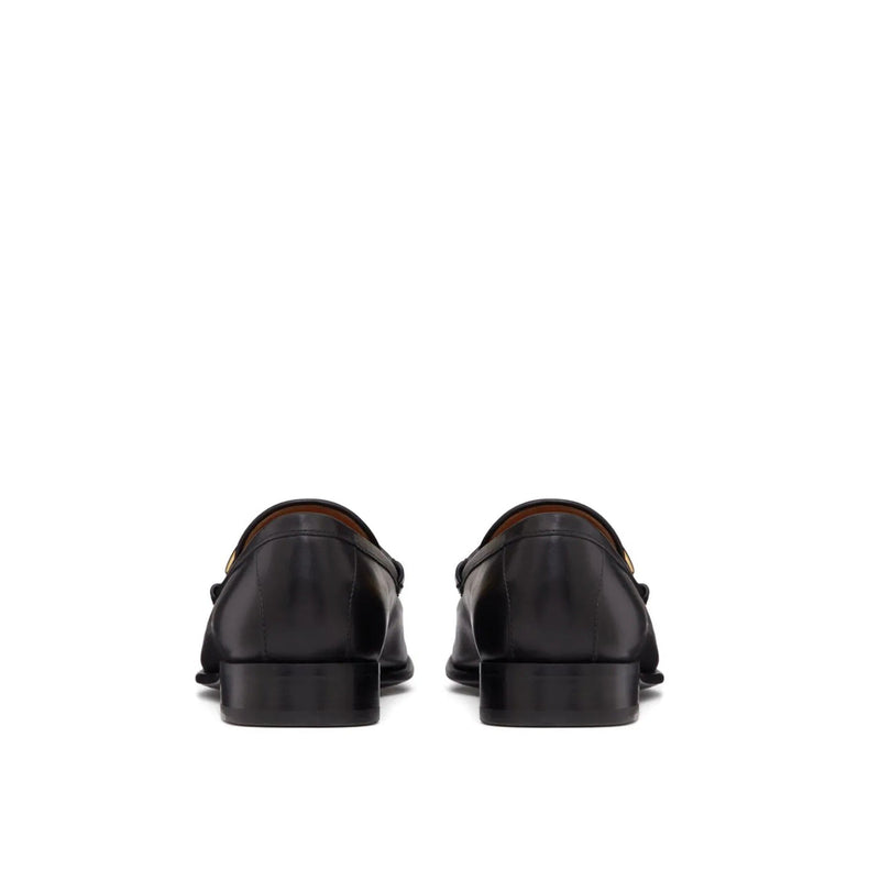 Mocassins - Valentino Garavani V-Logo Moon Leather - Black