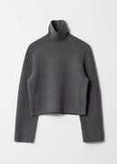 Jersey de cuello alto Es Holm - Gris - Mujer