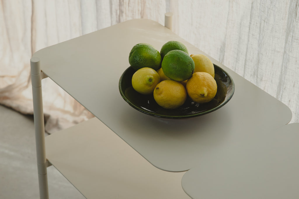 River L - Shelf - Iron - Rice/Beige