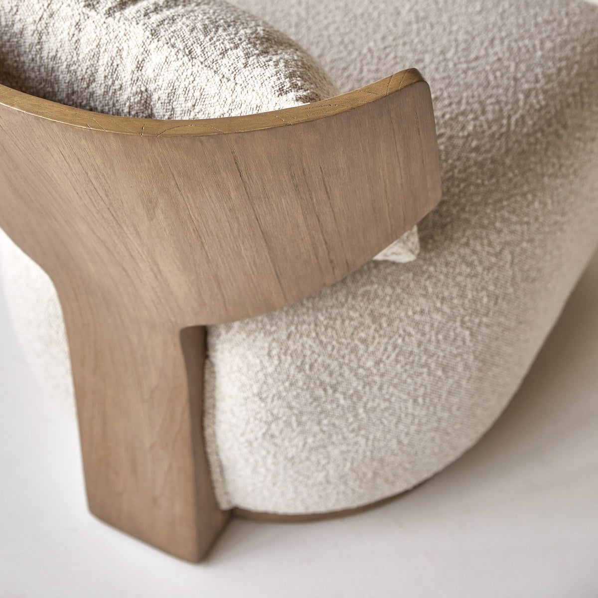 June - Fauteuil - Mindi Foncé - Beige