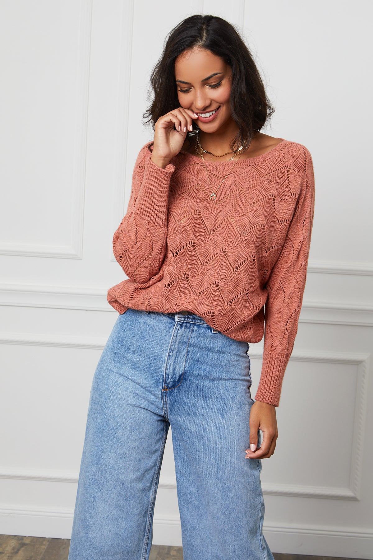Salmon Sweater