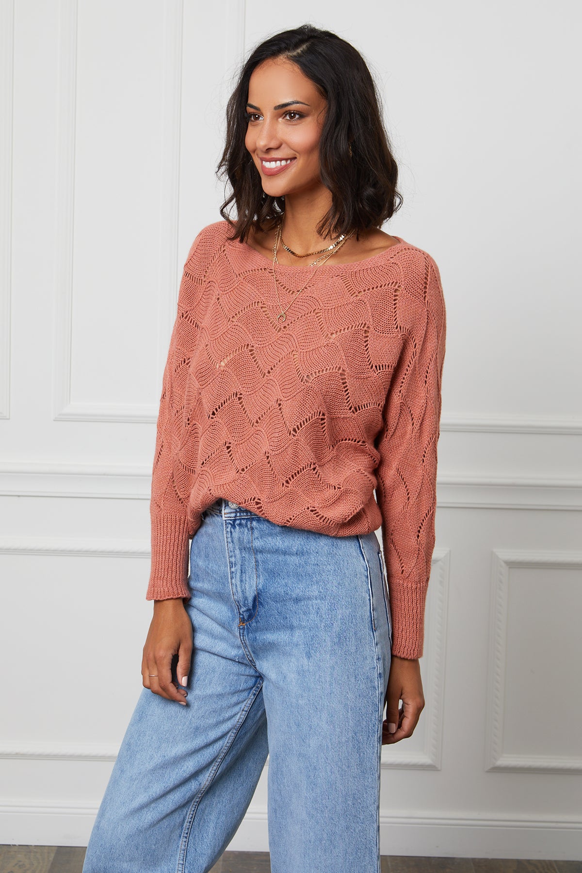 Salmon Sweater