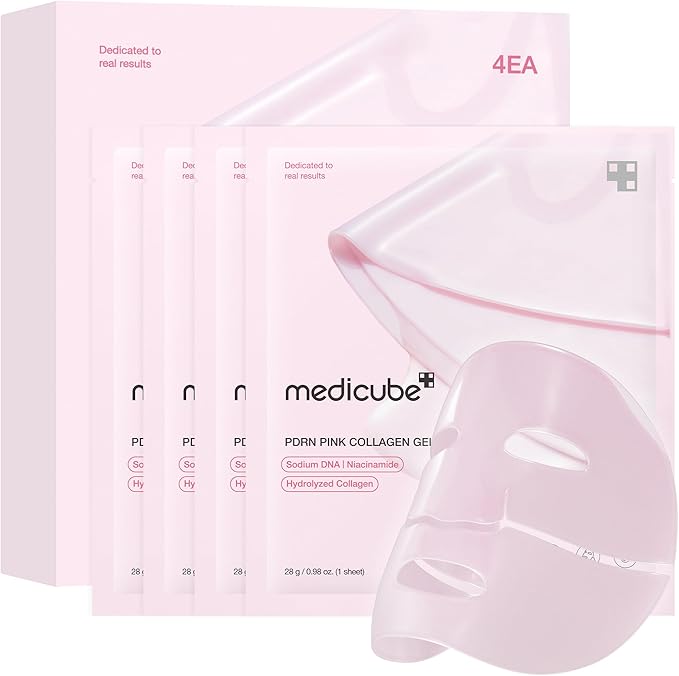 Medicube - Pdrn Pink Collagen Gel Mask - 4Ea