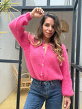 Bianca Candy Pink Wool Knit