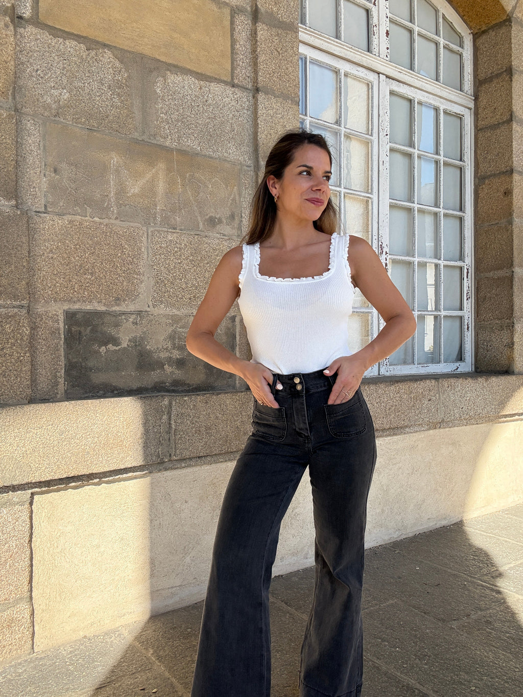 Top Nora Blanco