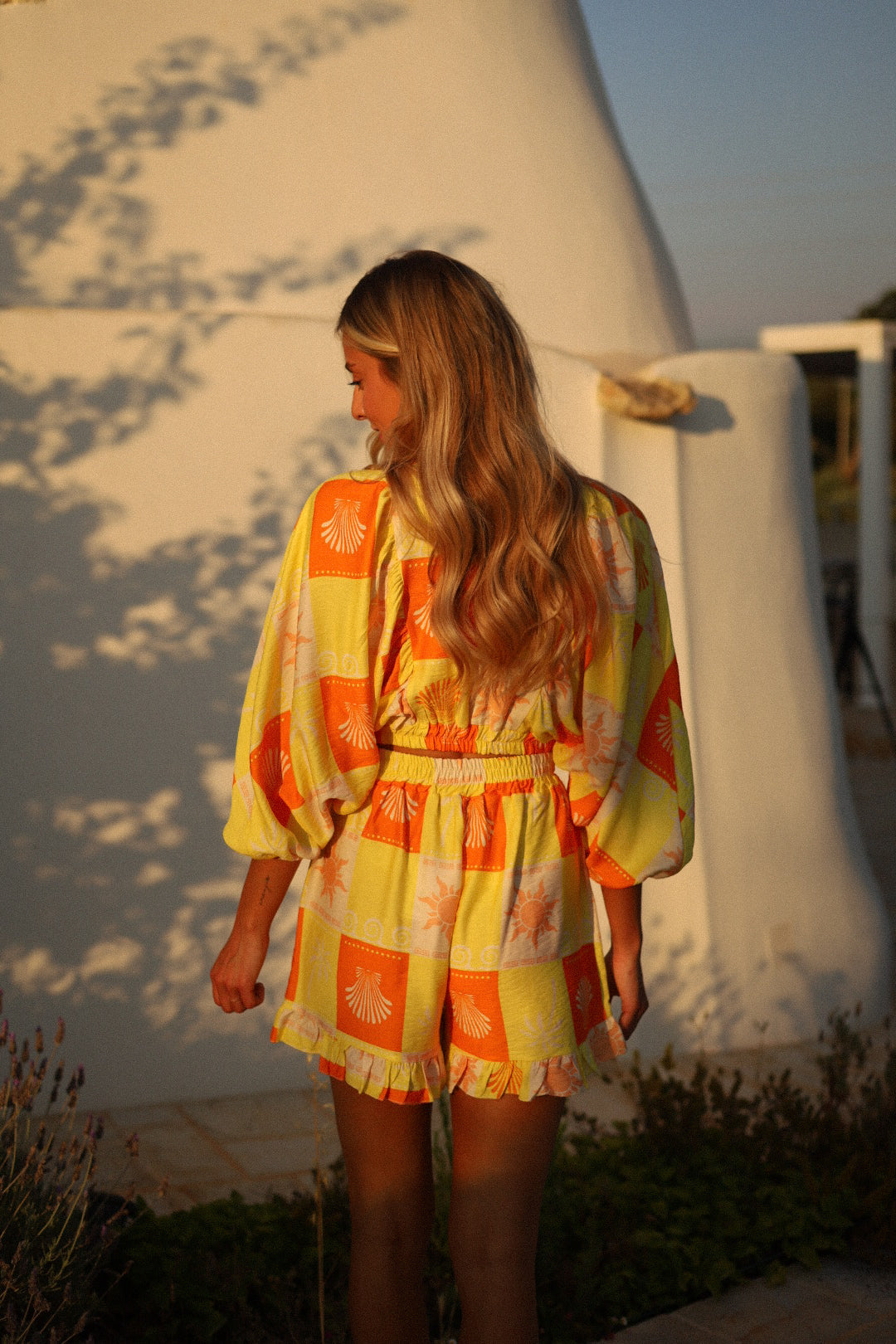 Colette Amarillo - Conjunto Estampado