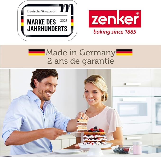 Zenker - Moule En Silicone Pour 12 Barres De Muesli Zenker Sweet Sensation - Beige