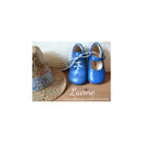 Charles IX Alice Mary Jane Shoes with Buckle - Royal Blue Leather - Girl