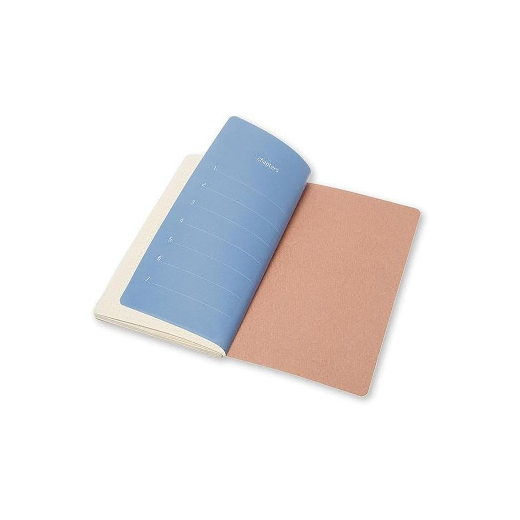 Capítulos de cuaderno a rayas - Mediano - Rosa