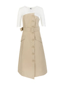 Lily - Robe - Kaki Clair