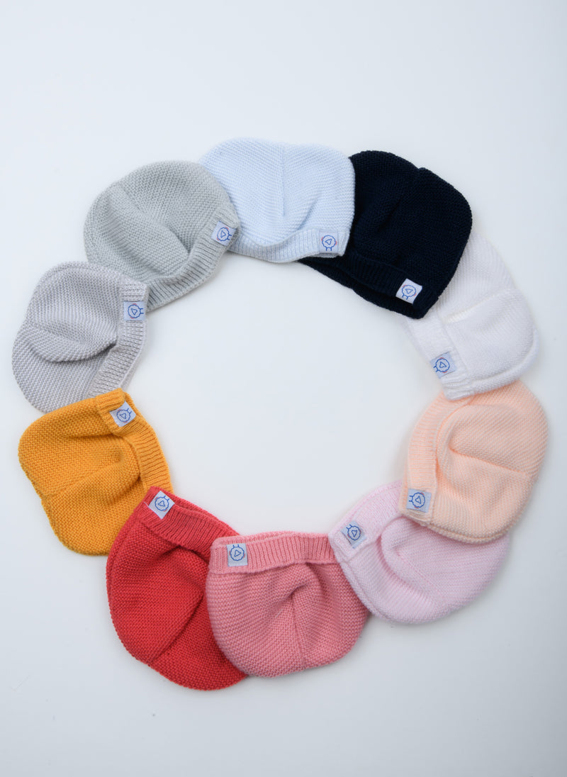 Bonnet Rond - Bleu Layette