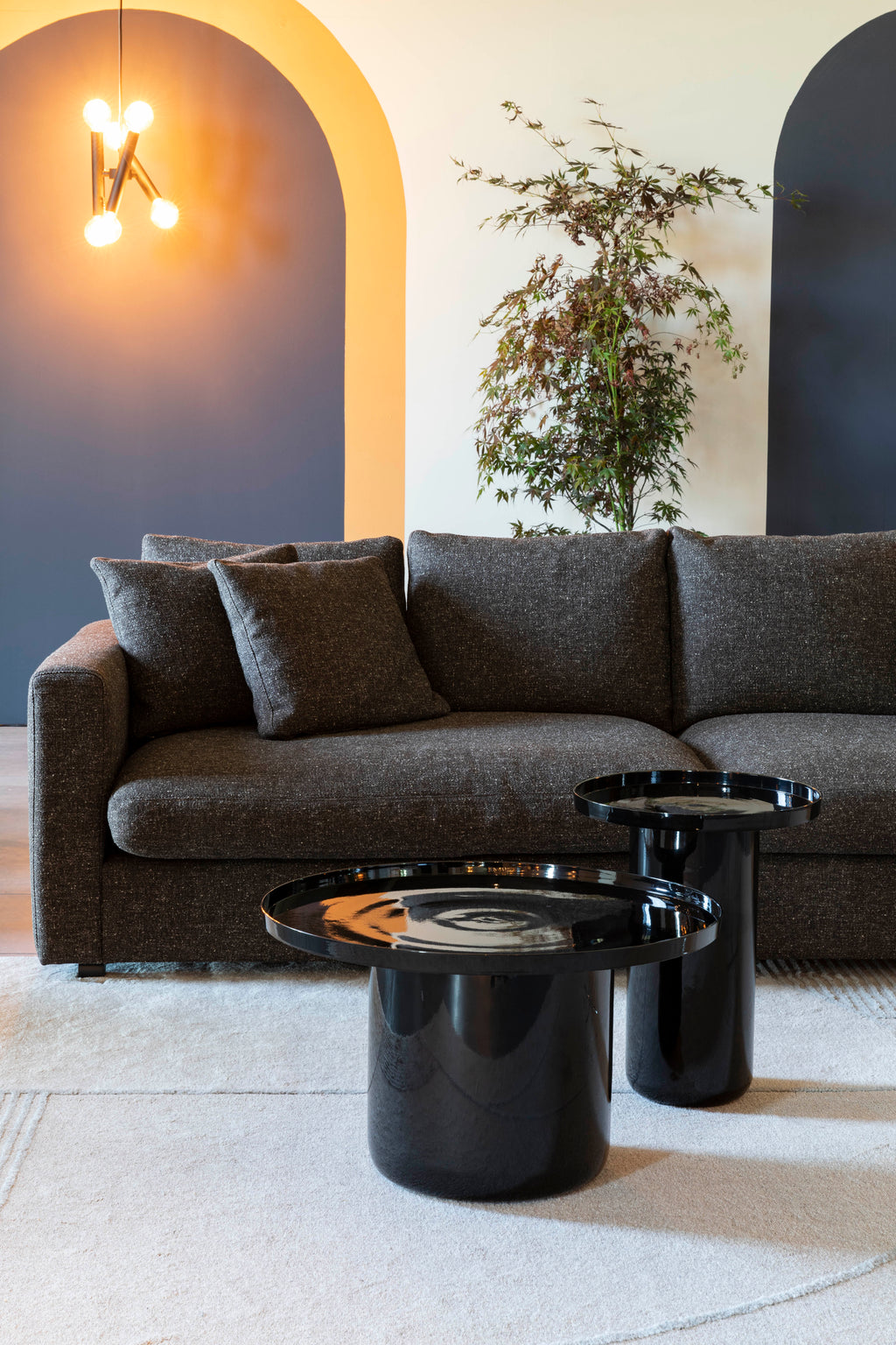 Shiny Bomb - Coffee Table - Aluminum - Black