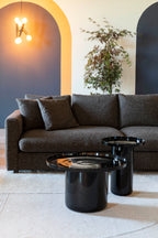 Shiny Bomb - Coffee Table - Aluminum - Black