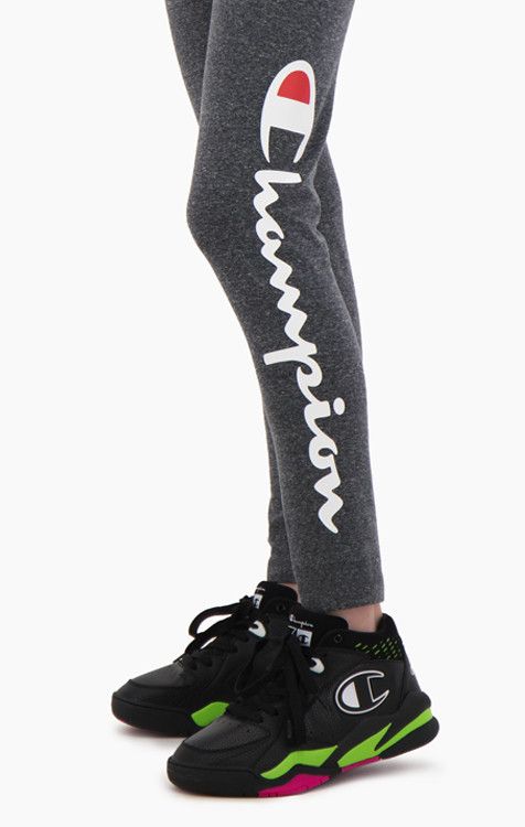 Legging Champion - Gris Et Blanc