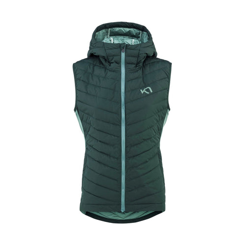 Eva Down Vest Sans Manches - Pine - Femme