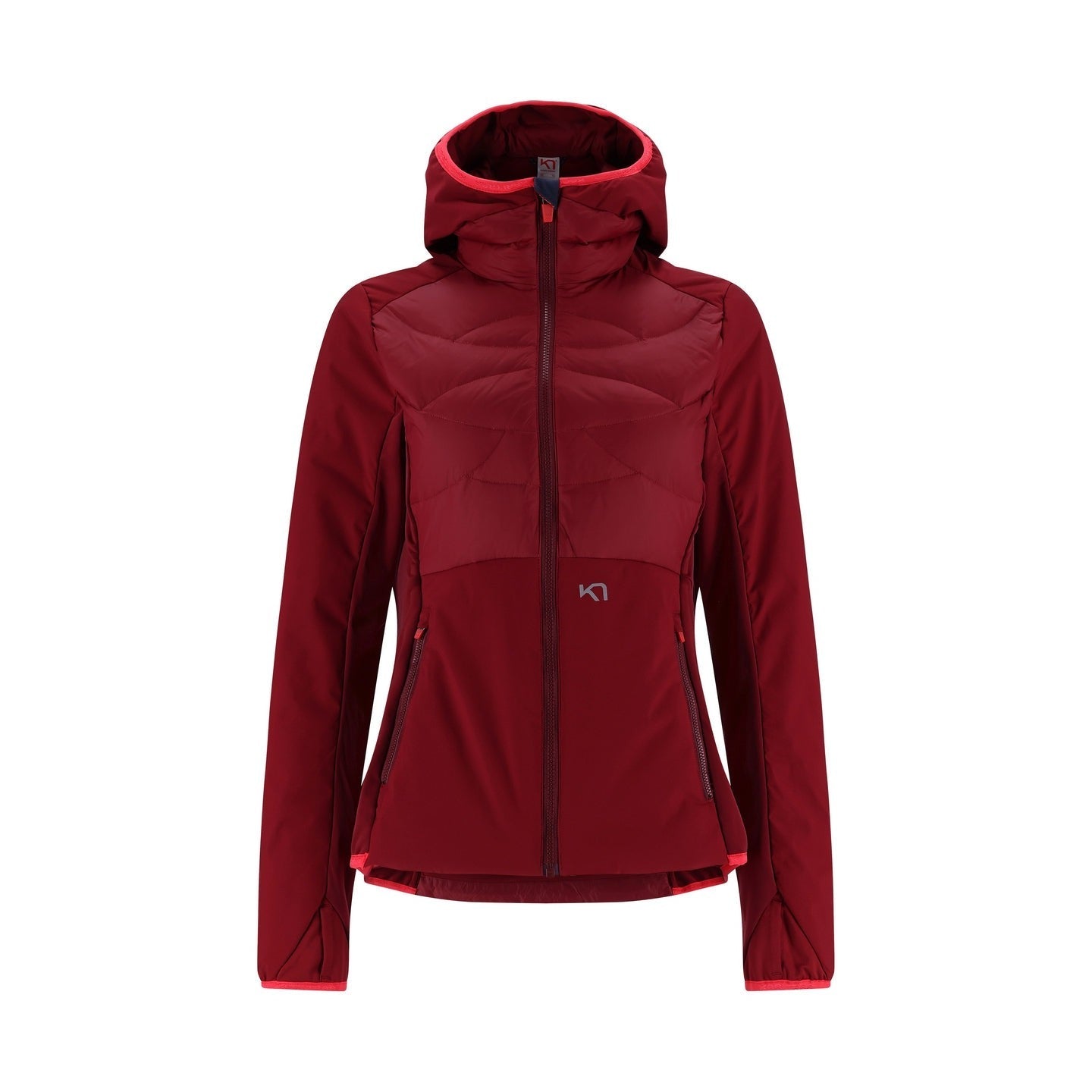 Chaqueta Senderismo Y Xc Cálida - Rojo - Mujer