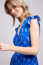 Robe Longue - Bandana Bleu