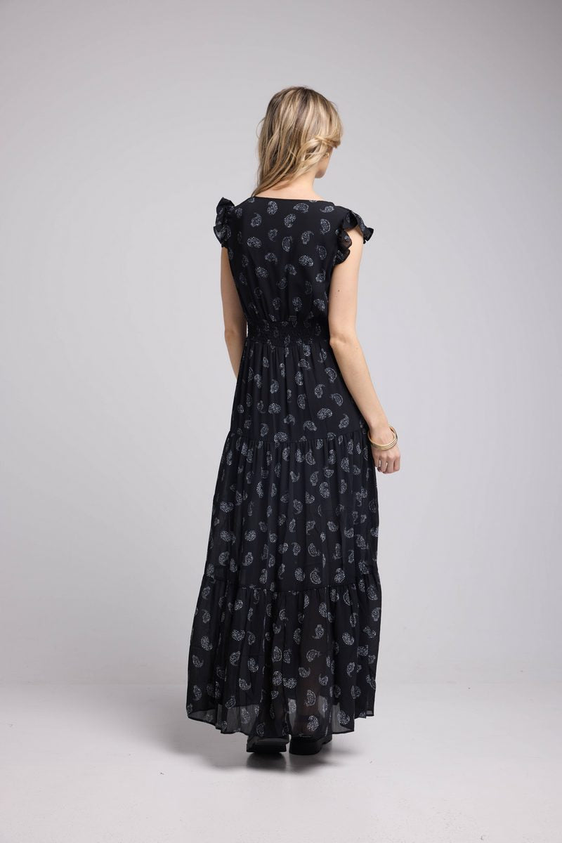 Vestido Largo - Bandana Negro