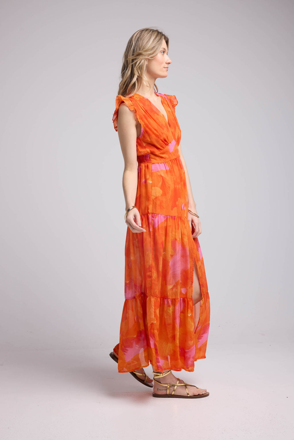 Vestido Largo - Naranja