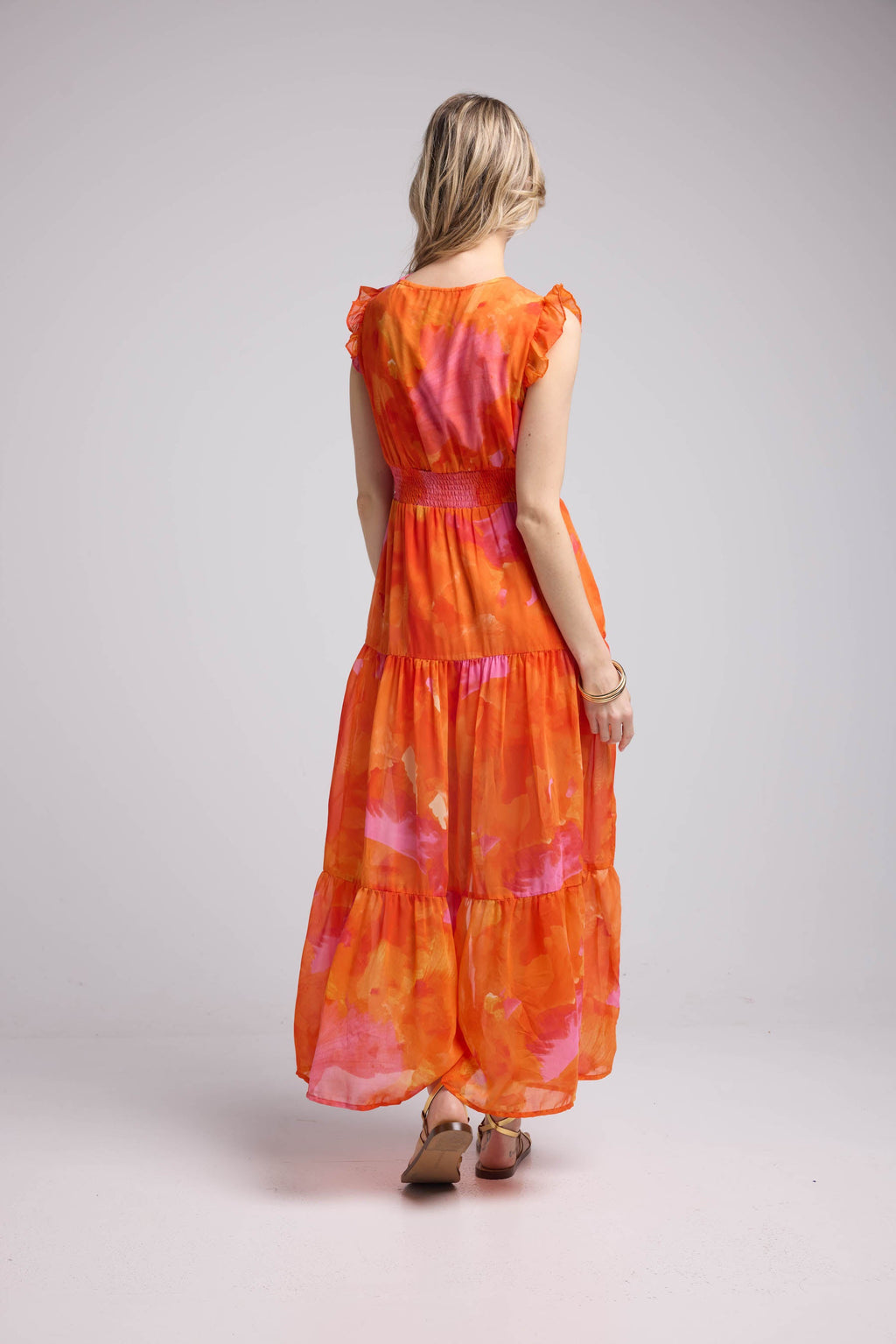 Vestido Largo - Naranja