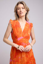 Robe Longue - Orange