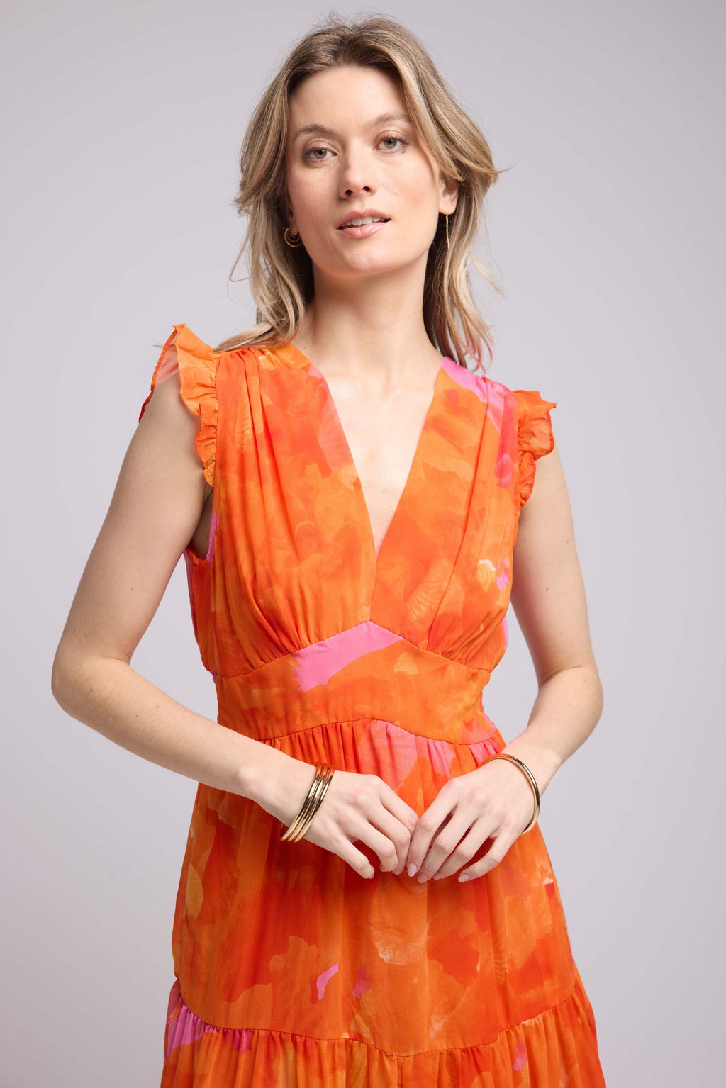 Vestido Largo - Naranja