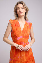 Vestido Largo - Naranja