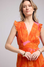 Vestido Largo - Naranja
