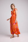 Vestido Largo - Naranja