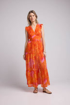 Vestido Largo - Naranja