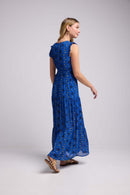 Robe Longue - Marguerites Bleues
