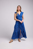 Robe Longue - Marguerites Bleues