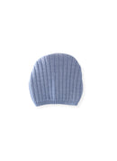 Bonnet En Laine Mélangée Rétro - Bleu Clair