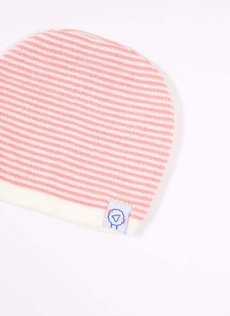 Bonnet Milleraies - Ecru À Rayure Pétunia