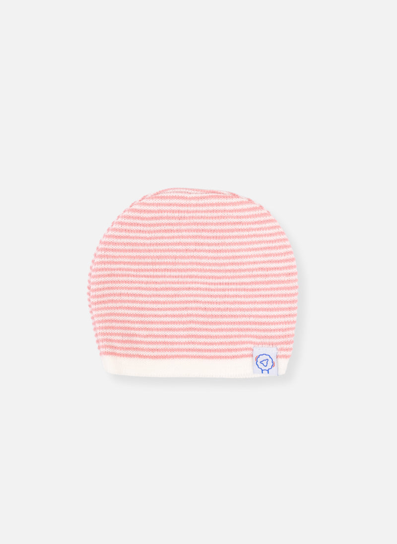 Bonnet Milleraies - Ecru À Rayure Pétunia