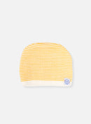 Bonnet Milleraies - Écru À Rayure Moutarde