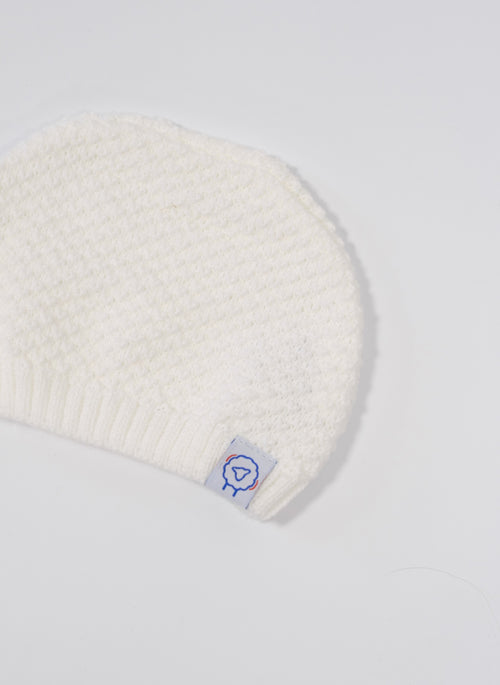 Bonnet Nid D'Abeille - Blanc