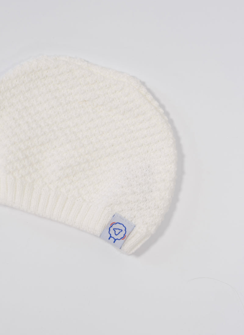 Honeycomb Hat - White