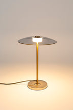 Float - Lampe De Table - Verre - Doré