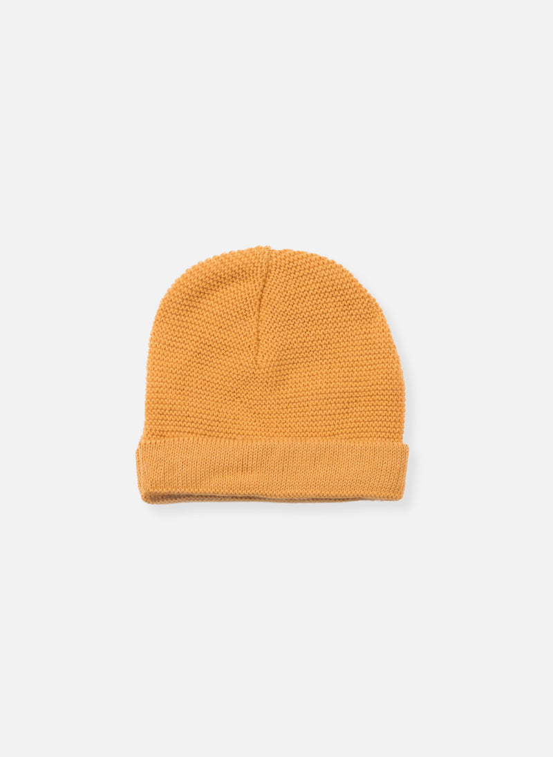 Short Cuffed Beanie - Curry