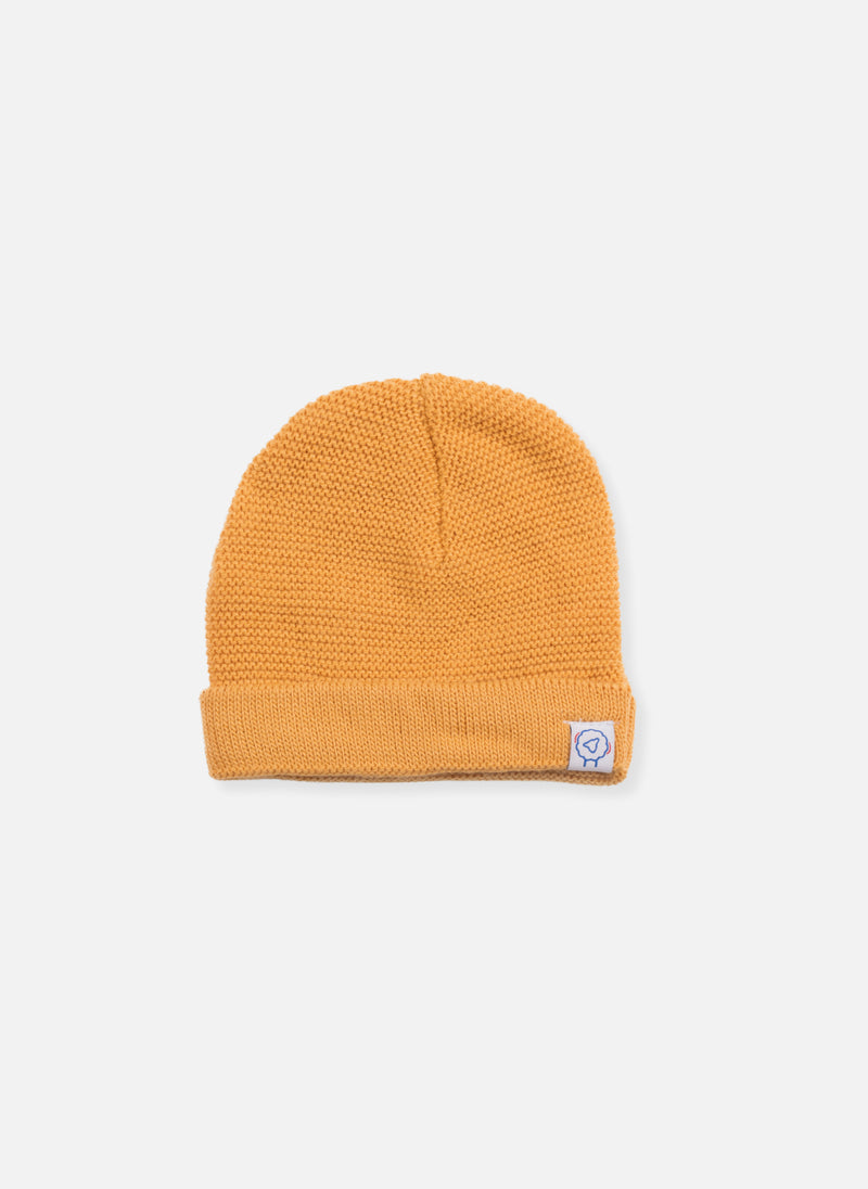 Short Cuffed Beanie - Curry