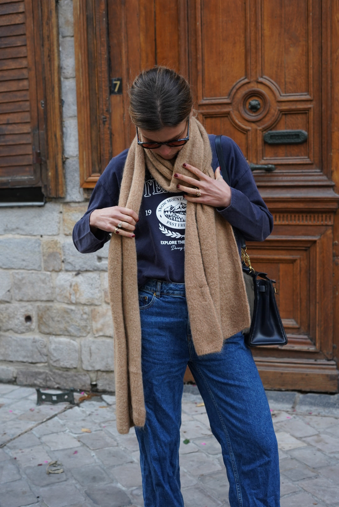 Ellie Camel Scarf