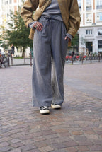 Nestor Gingham Trousers Blue