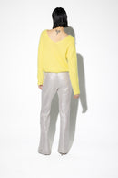 Le Pantalon Edwin Gris À Paillettes